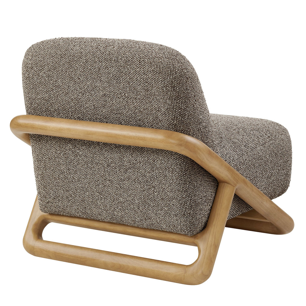 Fauteuil d'appoint en tissu texturé Vander