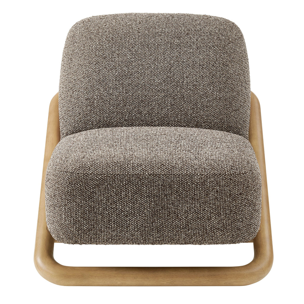 Fauteuil d'appoint en tissu texturé Vander