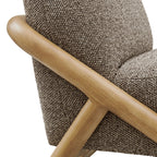 Fauteuil d'appoint en tissu texturé Vander