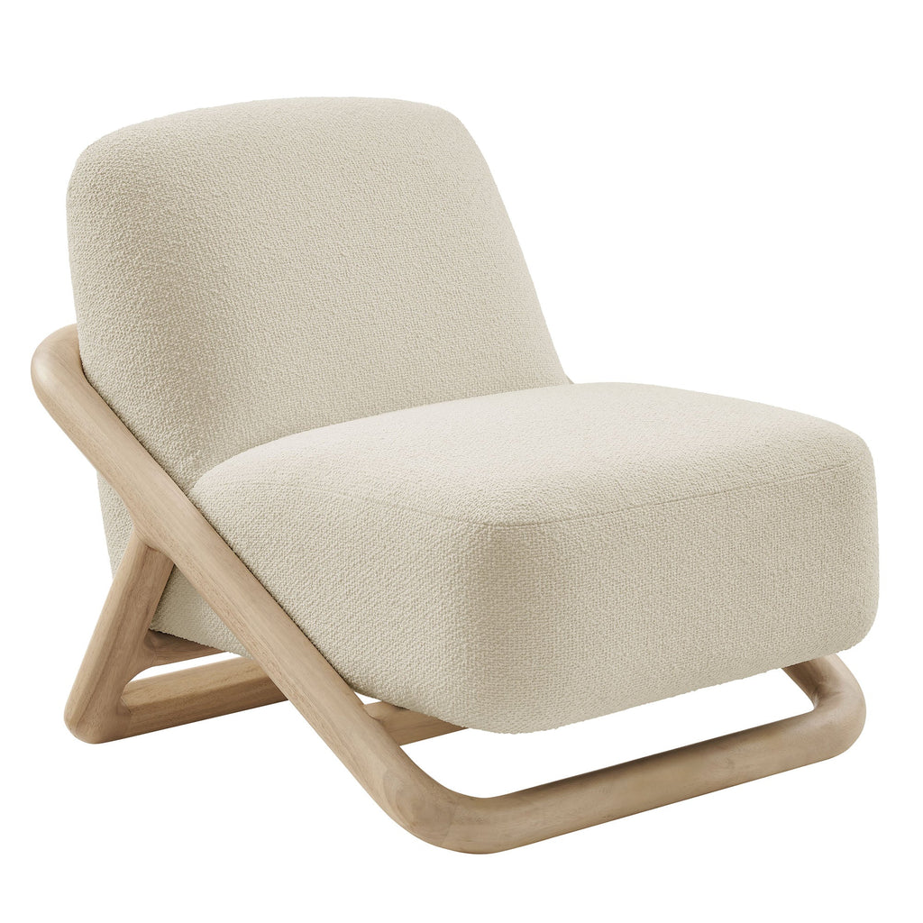 Fauteuil d'appoint en tissu texturé Vander