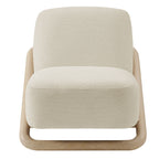 Fauteuil d'appoint en tissu texturé Vander