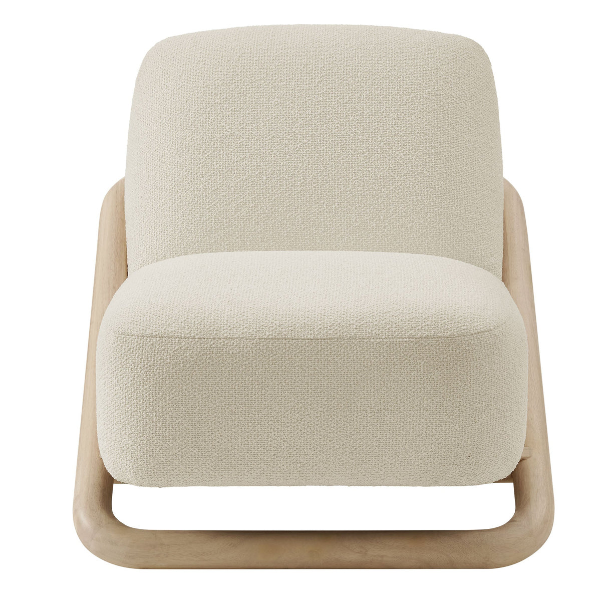 Fauteuil d'appoint en tissu texturé Vander