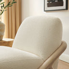 Fauteuil d'appoint en tissu texturé Vander
