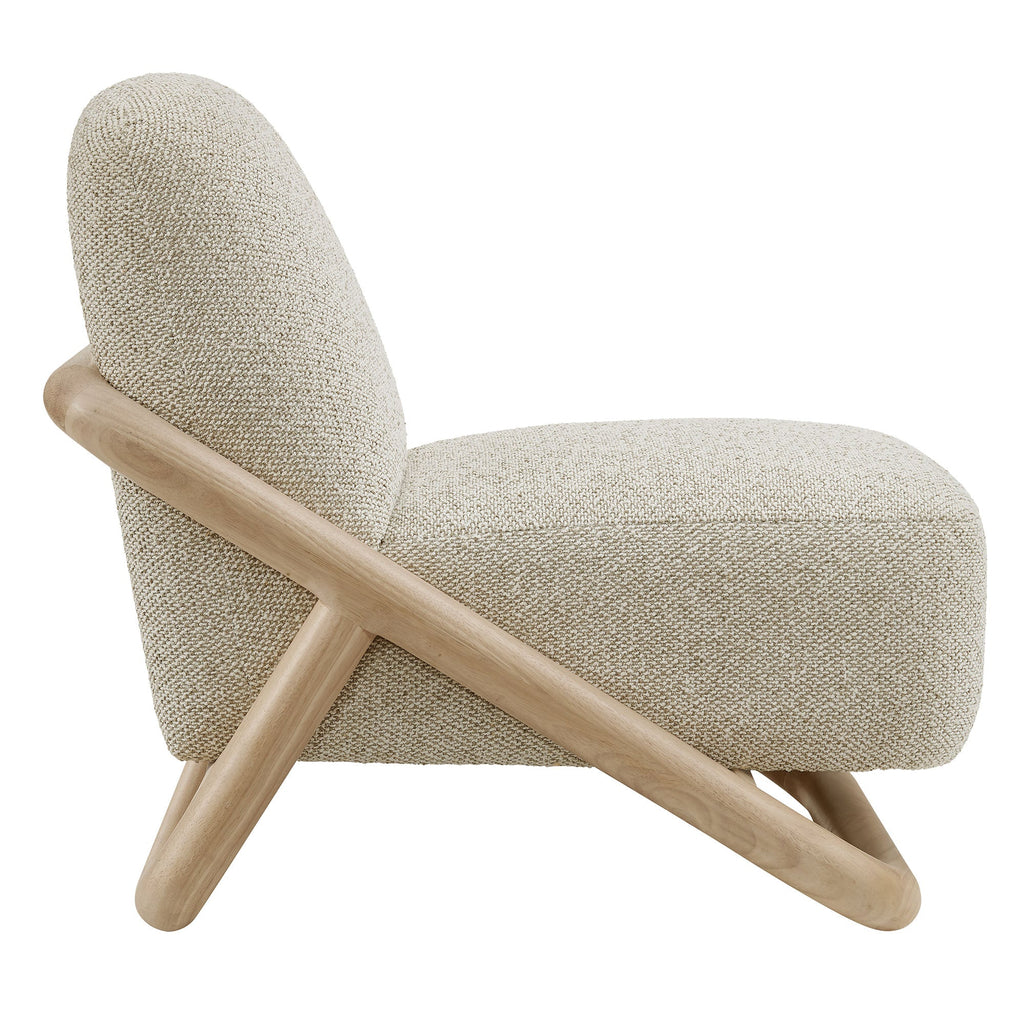 Fauteuil d'appoint en tissu texturé Vander