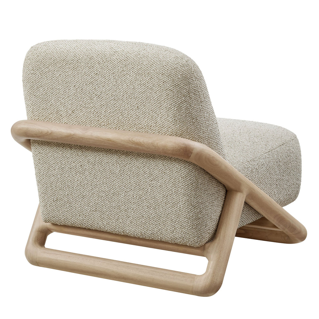 Fauteuil d'appoint en tissu texturé Vander