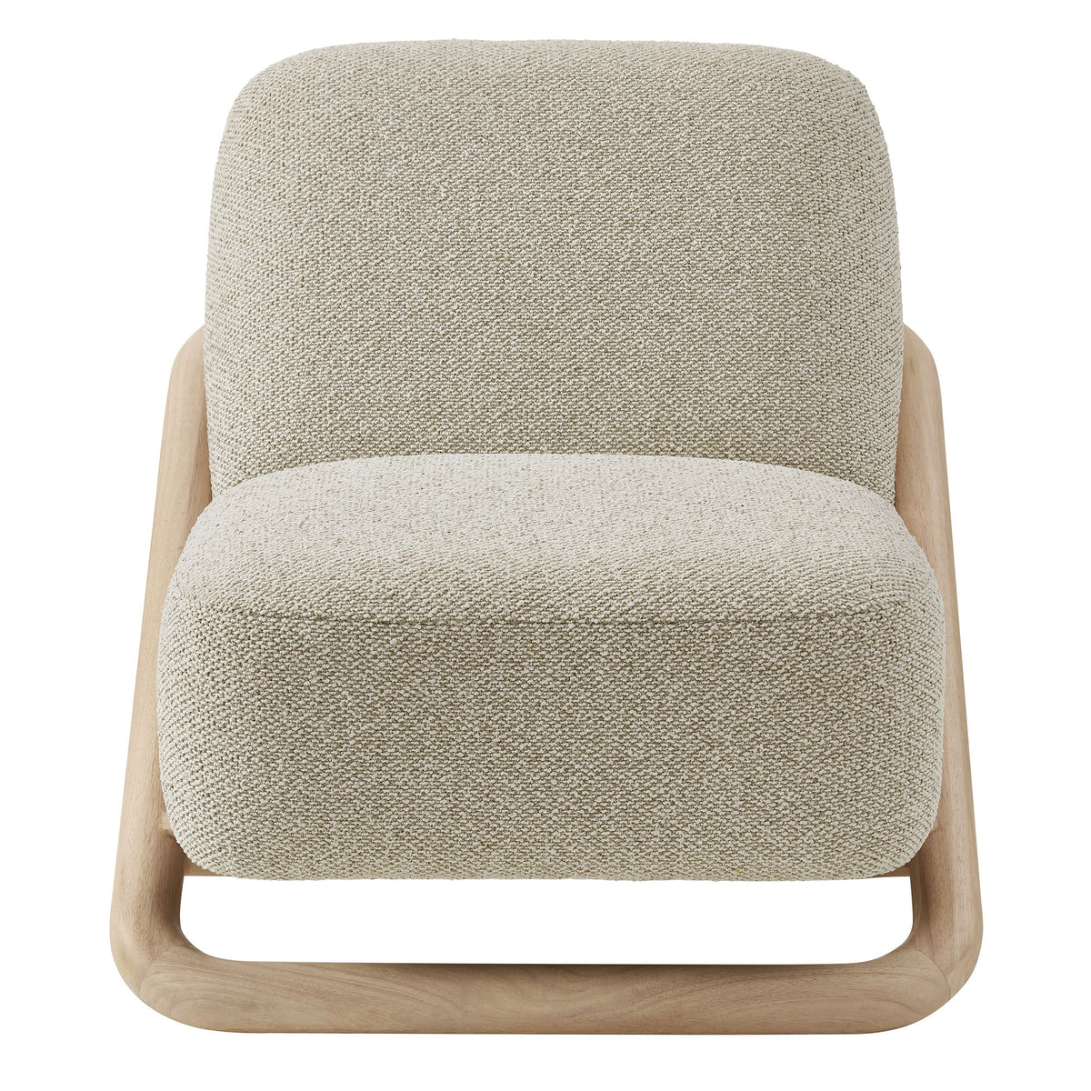 Fauteuil d'appoint en tissu texturé Vander