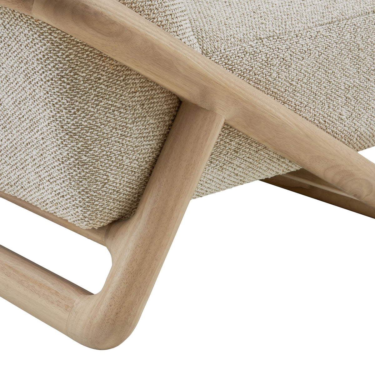Fauteuil d'appoint en tissu texturé Vander