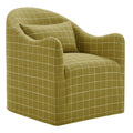 Fauteuil d'appoint déhoussable en mélange de lin Bardot