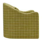 Fauteuil d'appoint déhoussable en mélange de lin Bardot