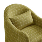 Fauteuil d'appoint déhoussable en mélange de lin Bardot