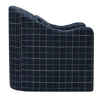 Fauteuil d'appoint déhoussable en mélange de lin Bardot