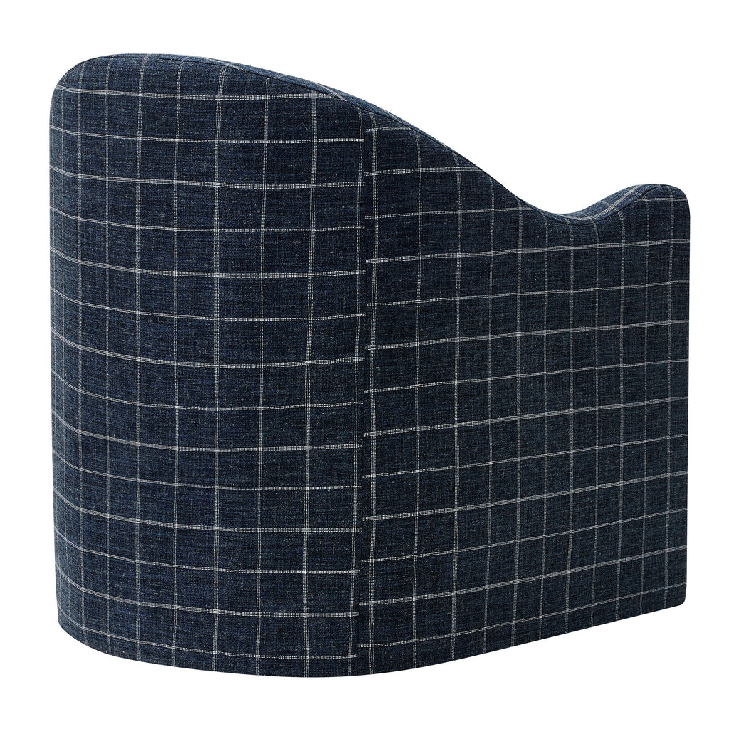 Fauteuil d'appoint déhoussable en mélange de lin Bardot