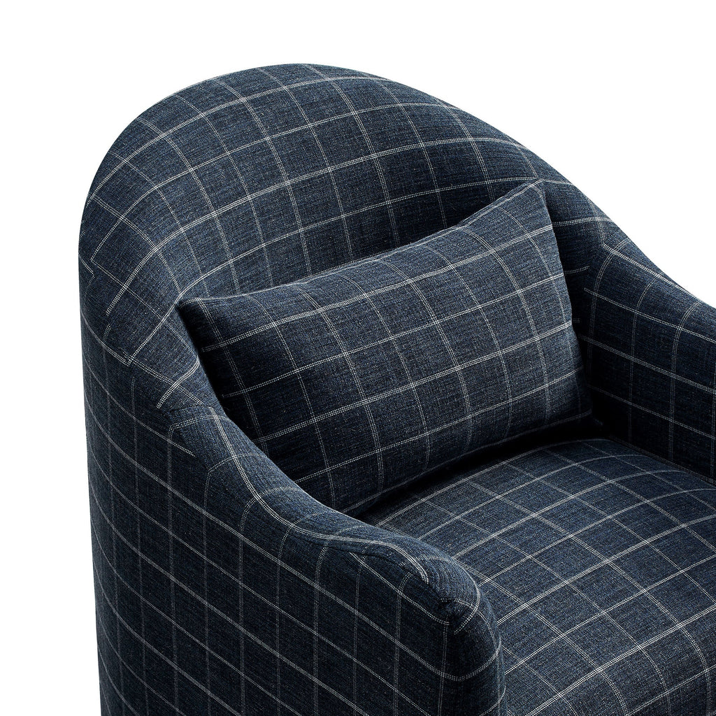 Fauteuil d'appoint déhoussable en mélange de lin Bardot