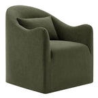 Fauteuil d'appoint déhoussable en mélange de lin Bardot