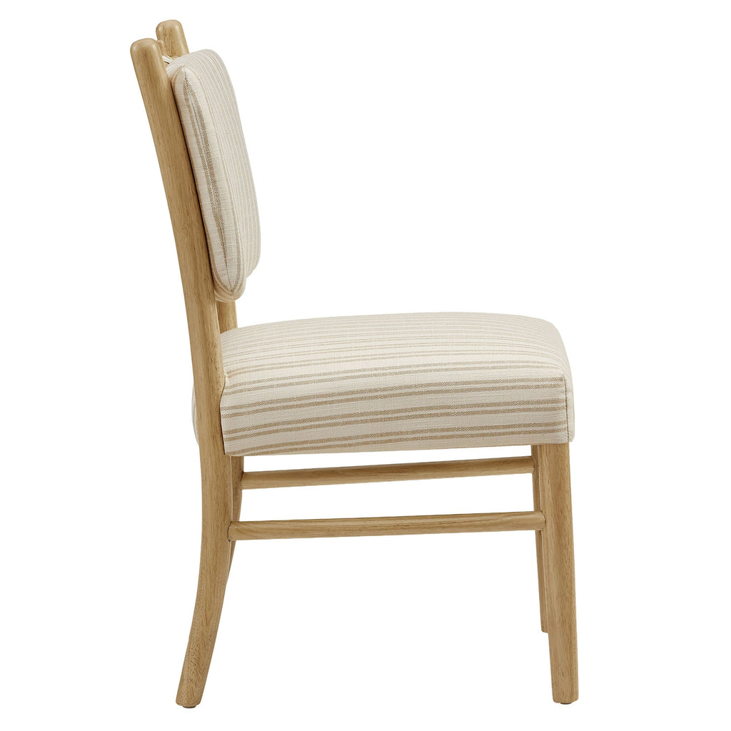 Chaises de salle à manger à rayures Mauden (lot de 2)