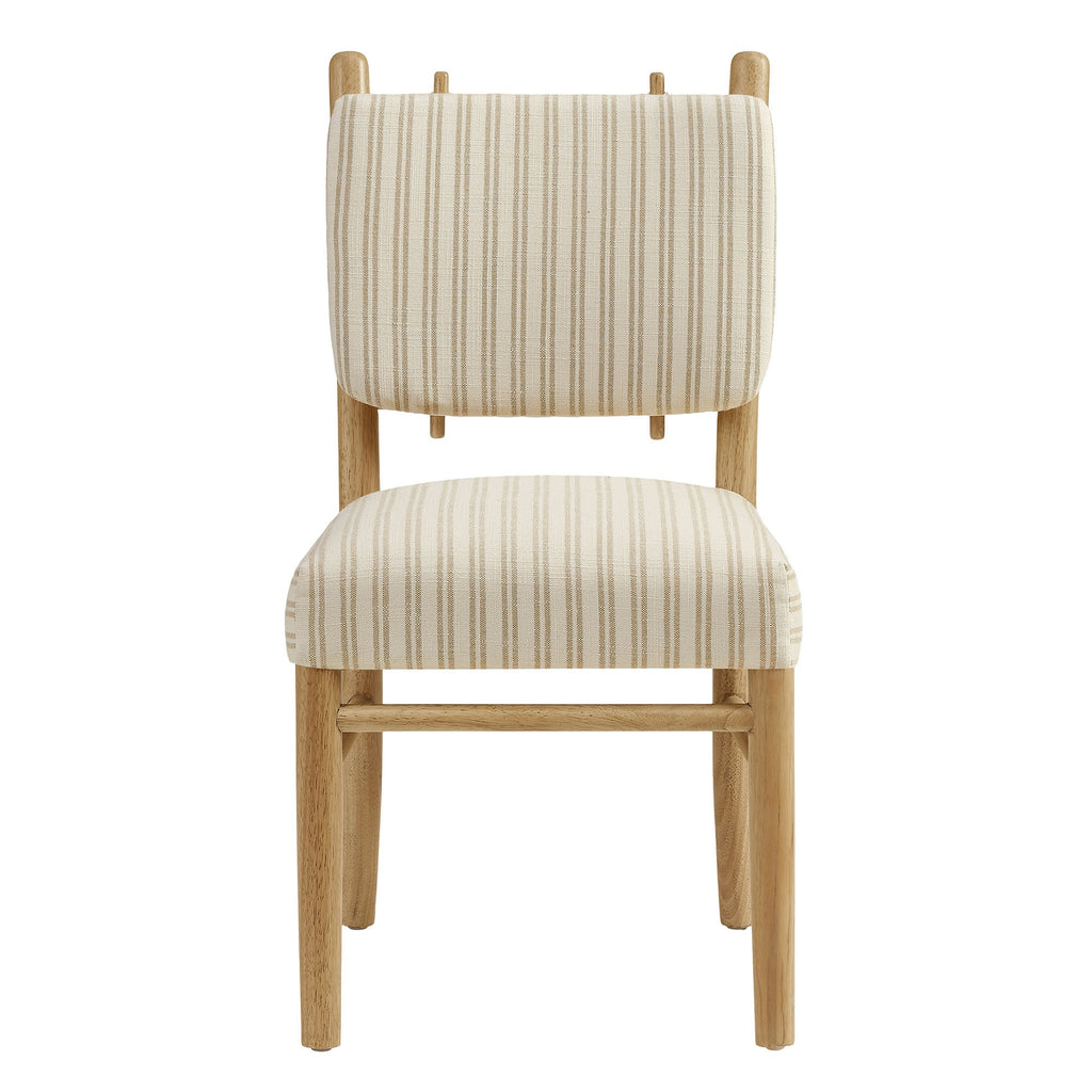 Chaises de salle à manger à rayures Mauden (lot de 2)