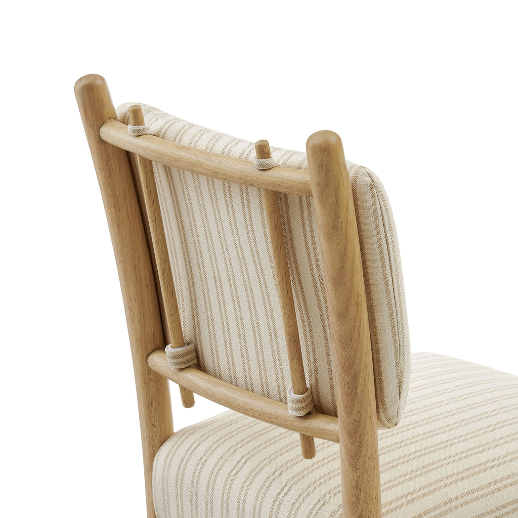 Chaises de salle à manger à rayures Mauden (lot de 2)