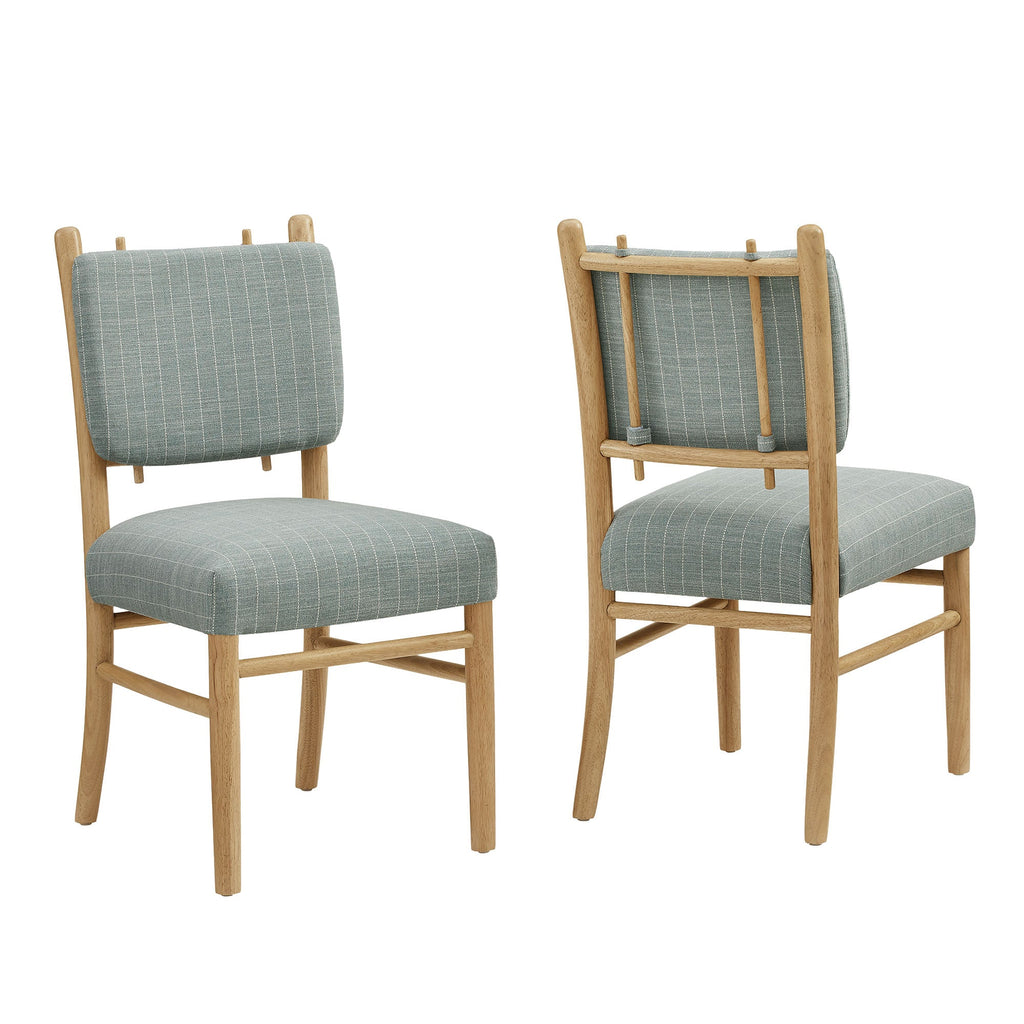 Chaises de salle à manger à rayures Mauden (lot de 2)