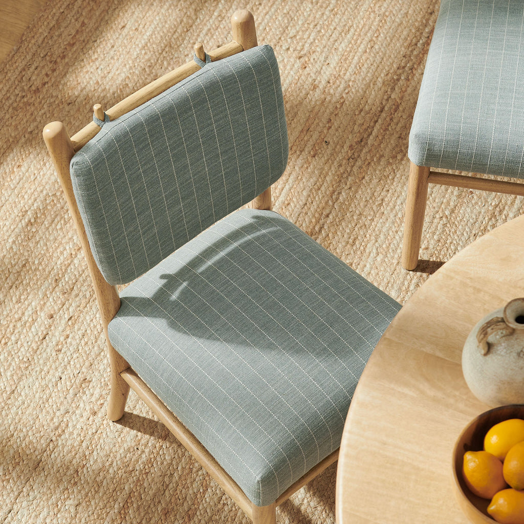 Chaises de salle à manger à rayures Mauden (lot de 2)