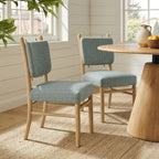 Chaises de salle à manger à rayures Mauden (lot de 2)