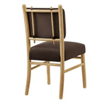 Lot de 2 chaises de salle à manger Mauden en velours de performance