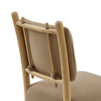 Lot de 2 chaises de salle à manger Mauden en velours de performance