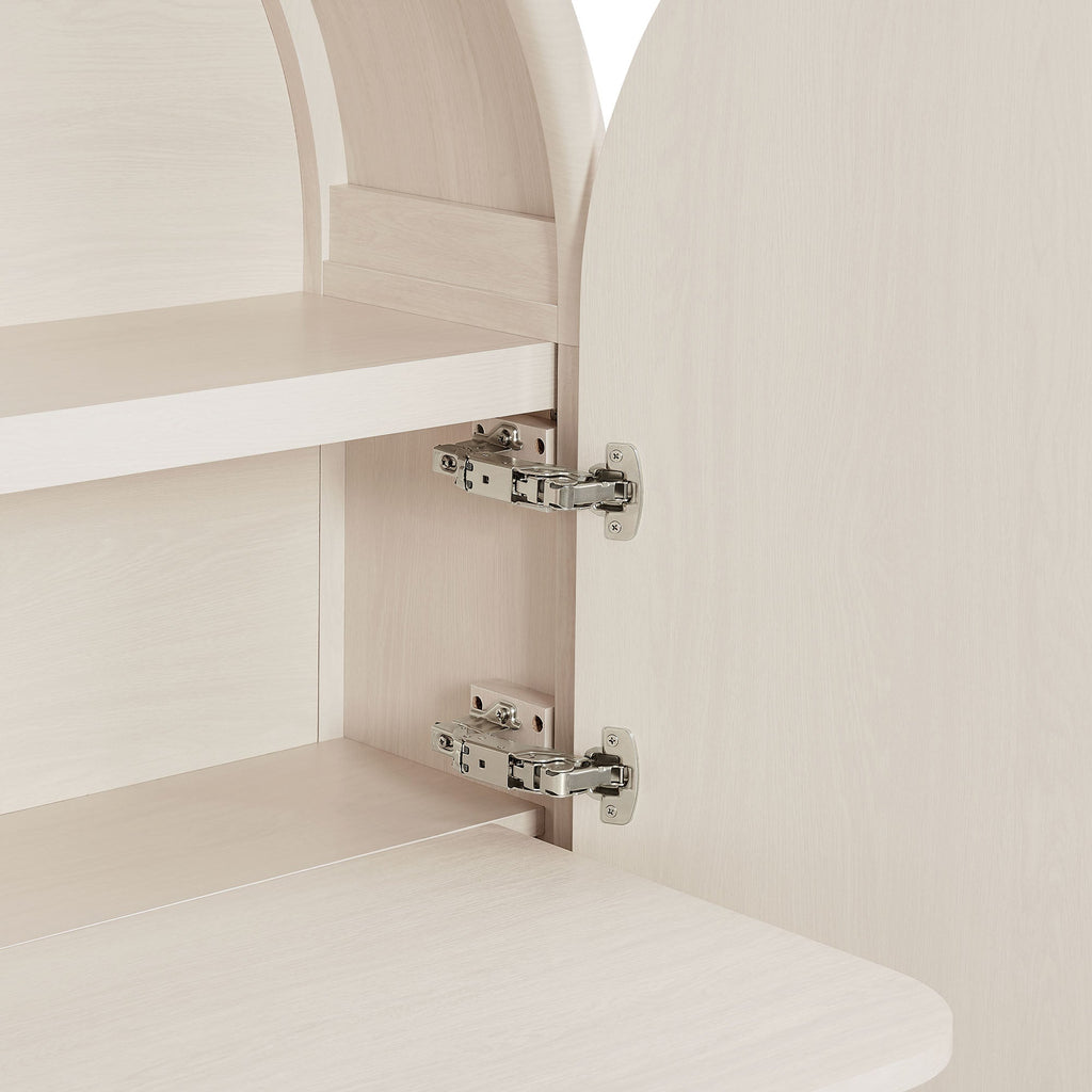 Bellamy Armoire-Secrétaire Murale Arcée et Pliable