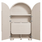 Bellamy Armoire-Secrétaire Murale Arcée et Pliable
