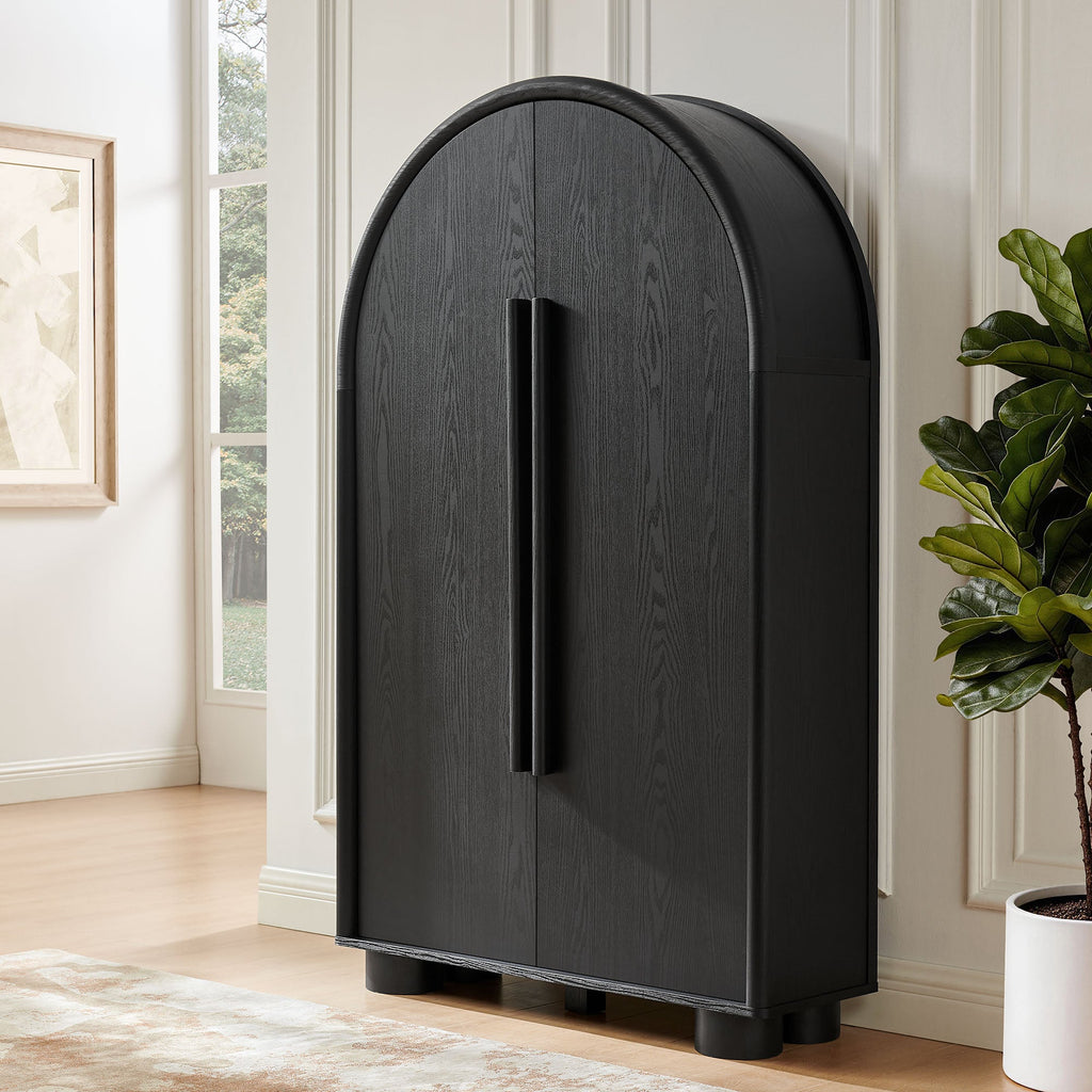 Bellamy Armoire-Secrétaire Murale Arcée et Pliable