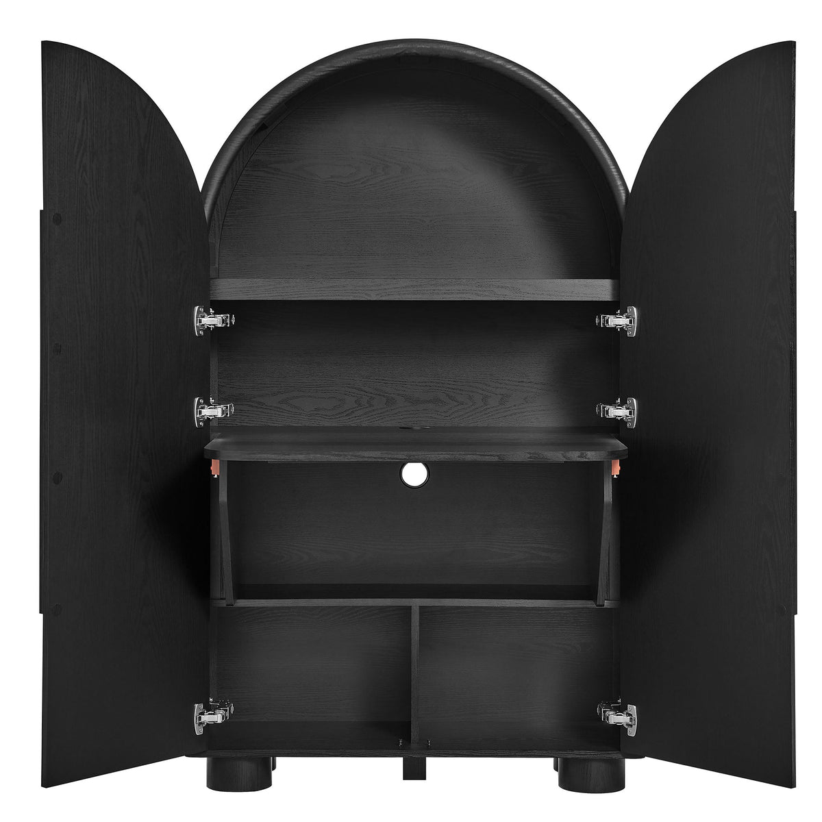 Bellamy Armoire-Secrétaire Murale Arcée et Pliable