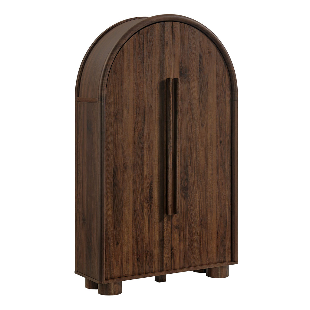 Bellamy Armoire-Secrétaire Murale Arcée et Pliable