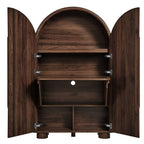 Bellamy Armoire-Secrétaire Murale Arcée et Pliable