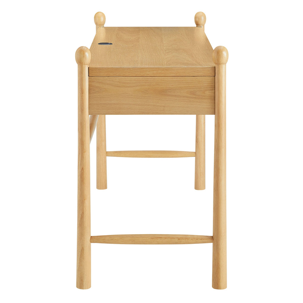 Bureau d'ordinateur en bois Darcy de 62 pouces