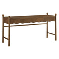 Bureau d'ordinateur en bois Darcy de 62 pouces
