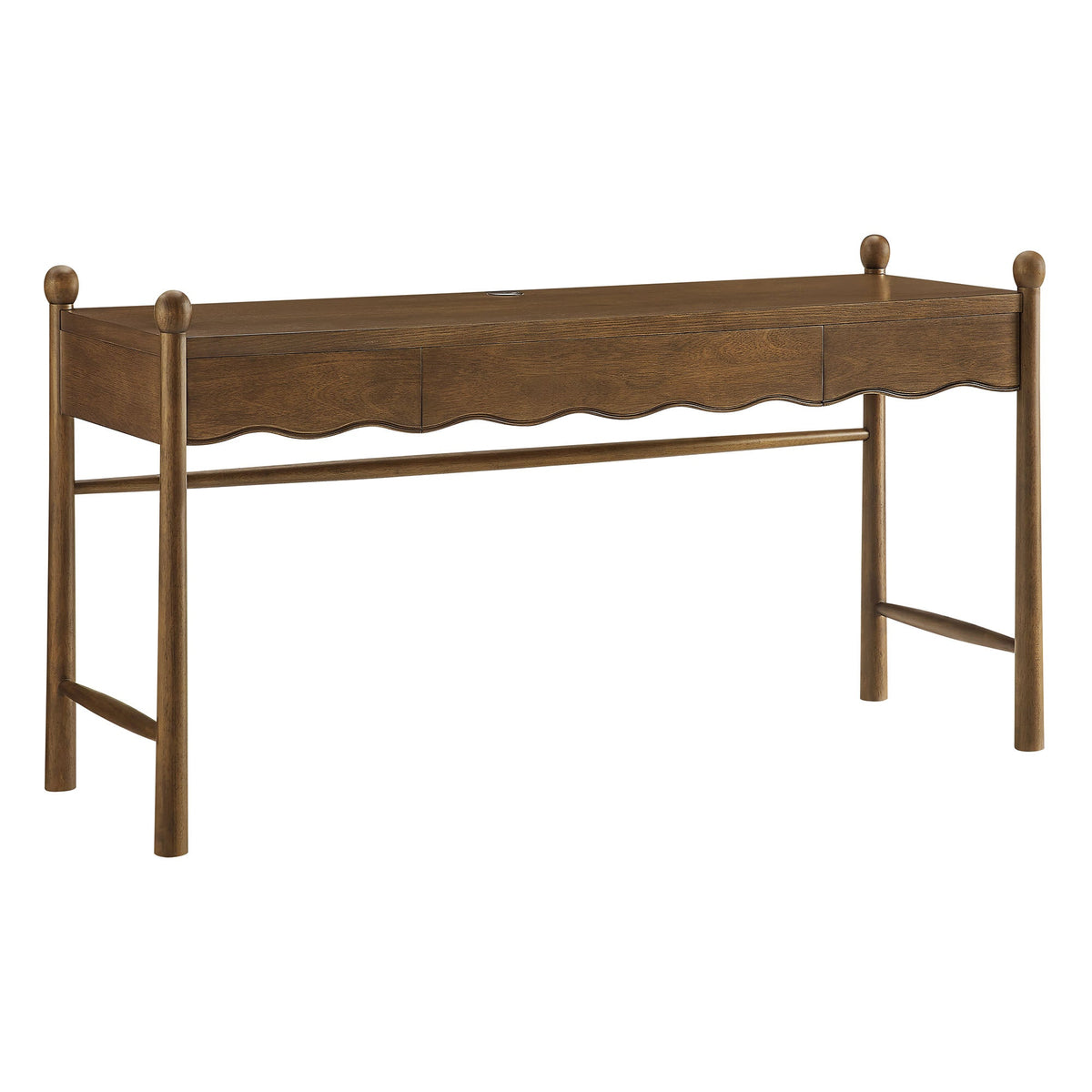 Bureau d'ordinateur en bois Darcy de 62 pouces