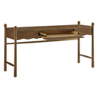 Bureau d'ordinateur en bois Darcy de 62 pouces