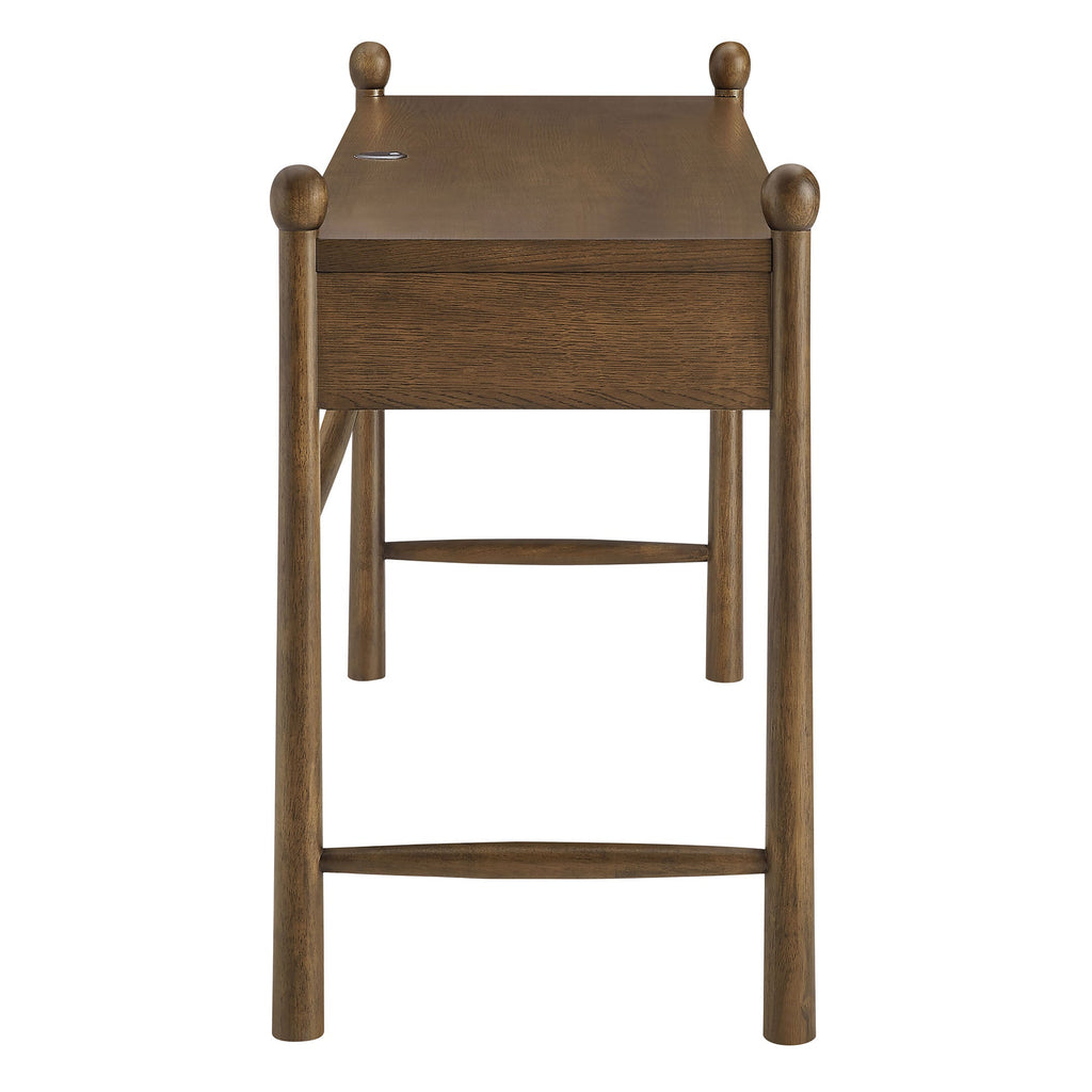 Bureau d'ordinateur en bois Darcy de 62 pouces
