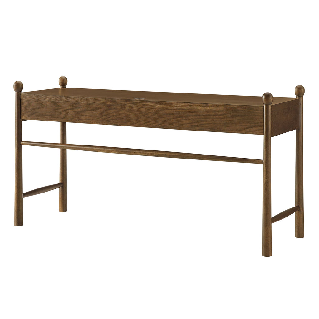 Bureau d'ordinateur en bois Darcy de 62 pouces