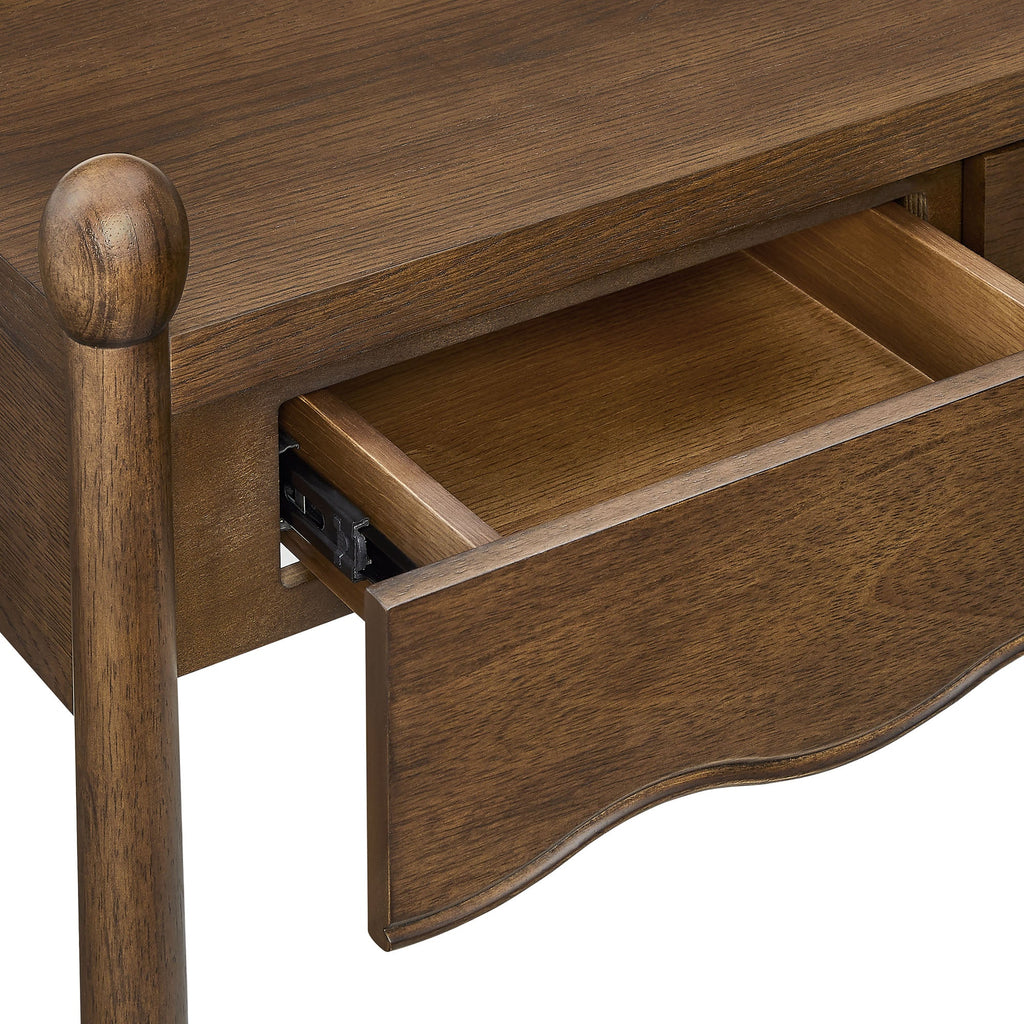 Bureau d'ordinateur en bois Darcy de 62 pouces
