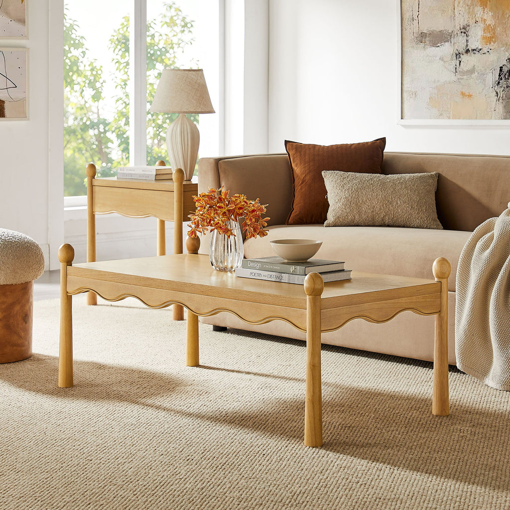 Table basse en bois Darcy de 46 pouces