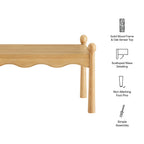 Table basse en bois Darcy de 46 pouces