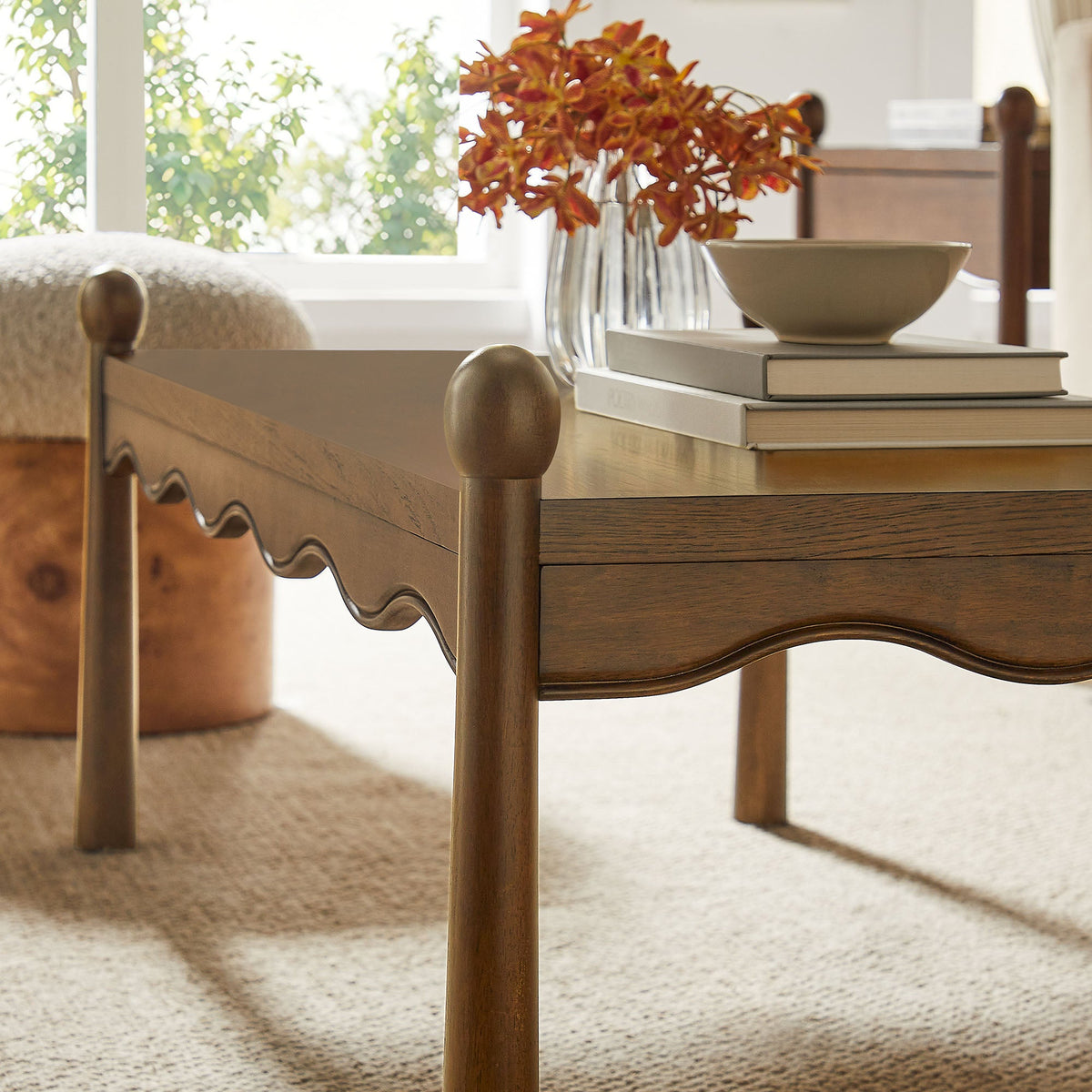 Table basse en bois Darcy de 46 pouces
