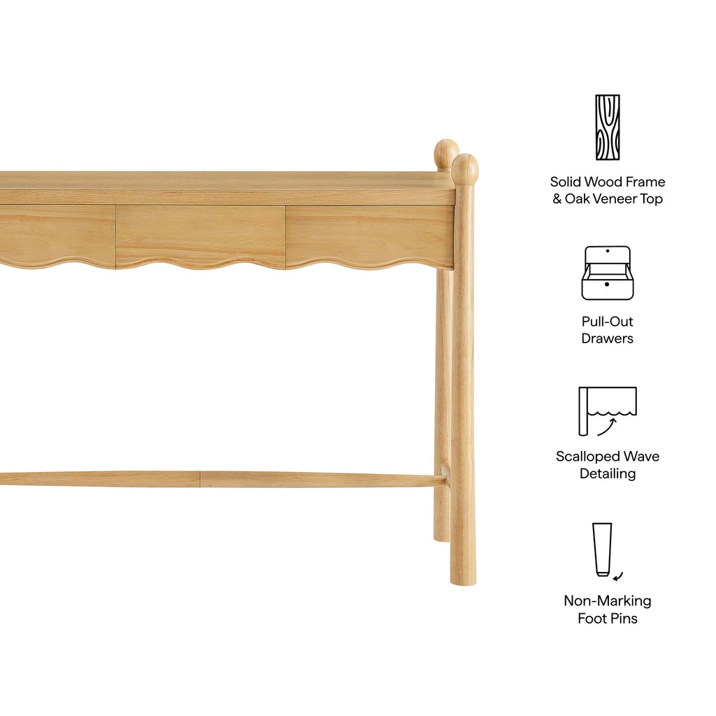 Console en bois Darcy de 112 cm