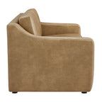 Canapé en cuir végétalien Liora 87 pouces