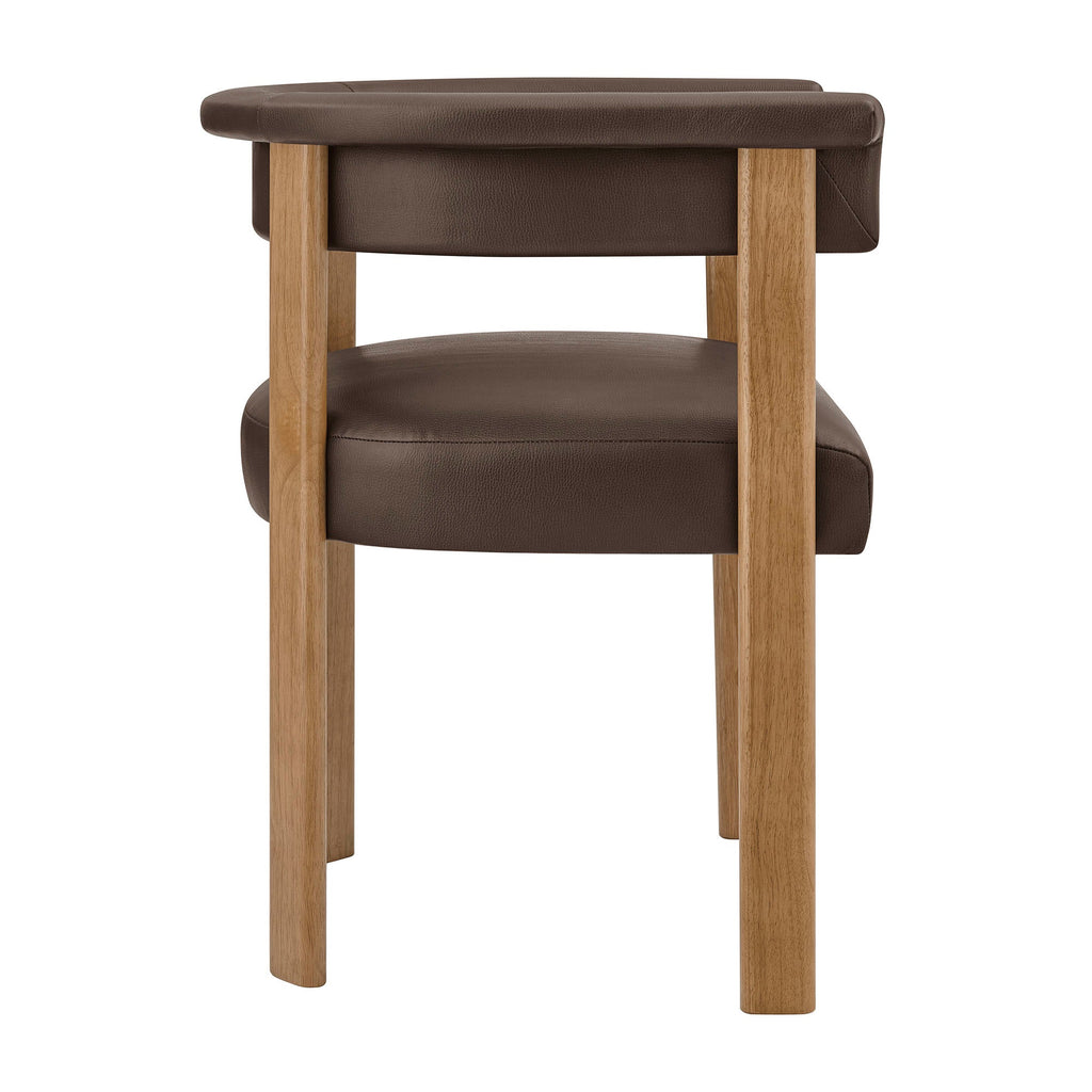 Ensemble de 2 chaises de salle à manger Imogen en similicuir véganium de qualité supérieure
