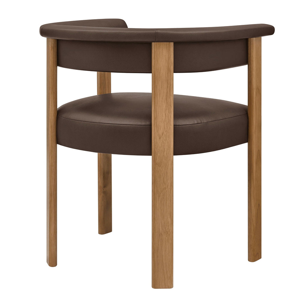 Ensemble de 2 chaises de salle à manger Imogen en similicuir véganium de qualité supérieure