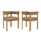 Ensemble de 2 chaises de salle à manger Imogen en similicuir véganium de qualité supérieure