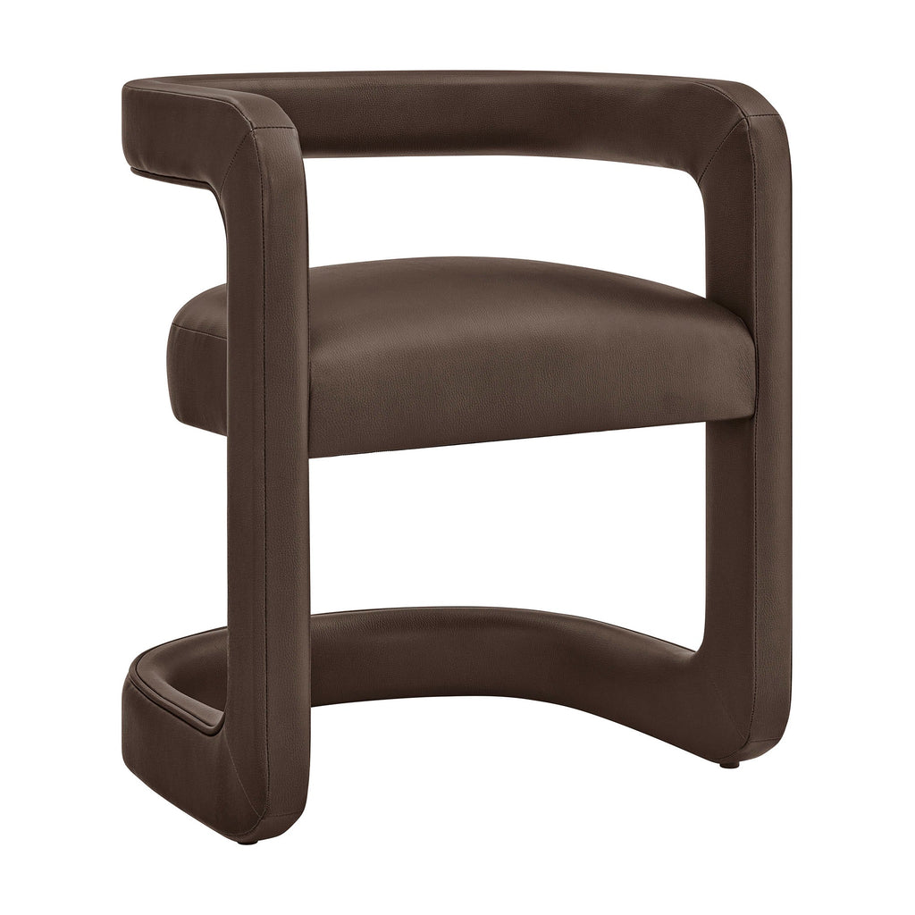 Chaise de salle à manger en cuir vegan Winslow Premium
