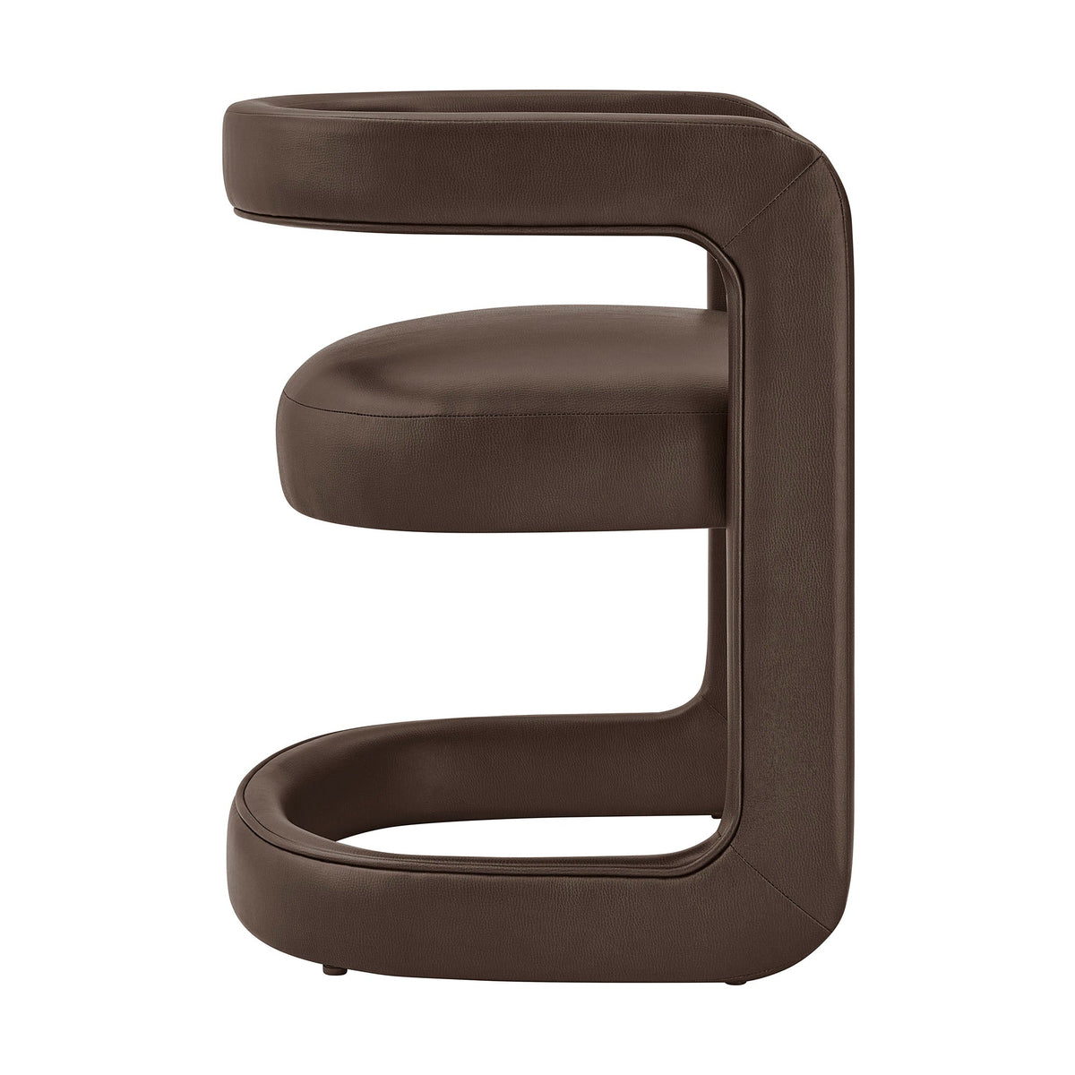 Chaise de salle à manger en cuir vegan Winslow Premium