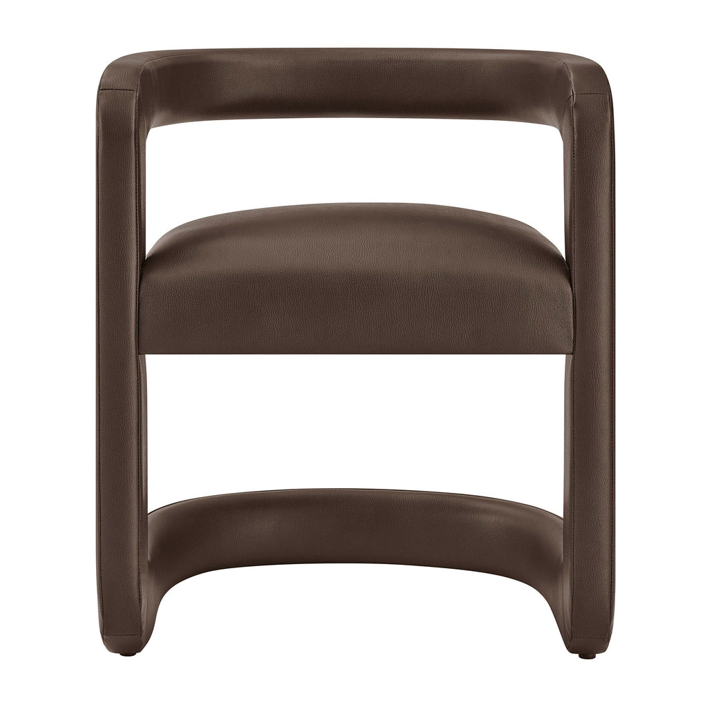 Chaise de salle à manger en cuir vegan Winslow Premium